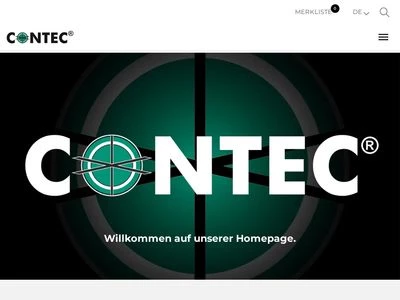 Website von Contec Maschinenbau & Entwicklungstechnik GmbH