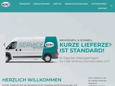 Website von KTK+ GmbH & Co. KG