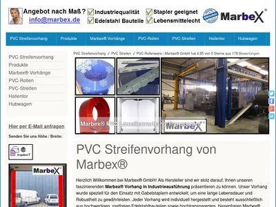 Website von Marbex GmbH