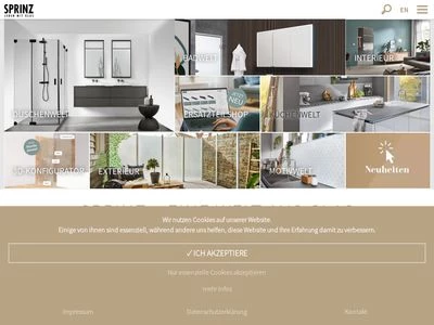 Website von Joh. Sprinz GmbH & Co. KG