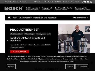 Website von Nosch GmbH