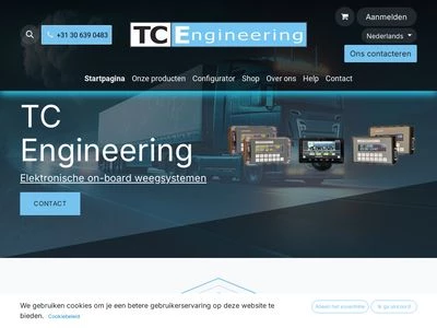 Website von TC Engineering BV