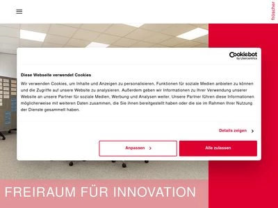 Website von Fröscher GmbH und Co. KG