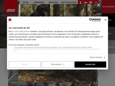 Website von GIVI DEUTSCHLAND GmbH