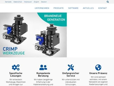 Website von Schäfer Werkzeug- und Sondermaschinenbau