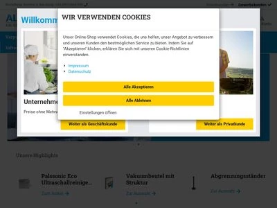 Website von Allpax GmbH & Co. KG
