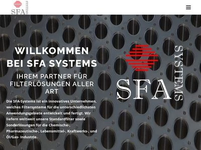 Website von SFA-Systems e.K.