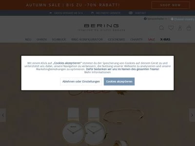 Website von BERING Time ApS