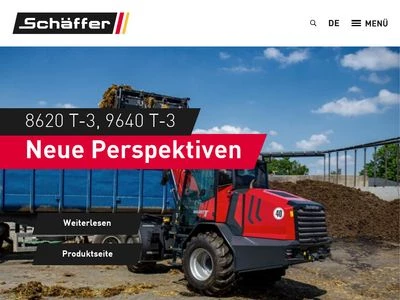 Website von Schäffer Maschinenfabrik GmbH