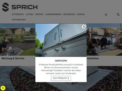 Website von SPRICH AG