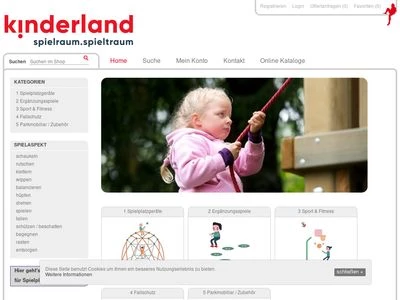 Website von Kinderland NEESER AG