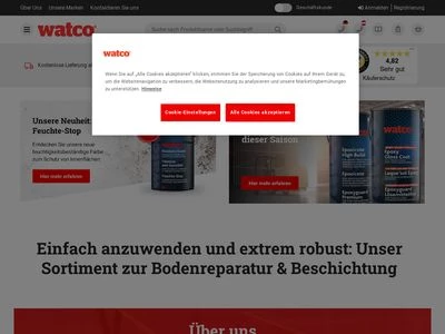 Website von Watco GmbH