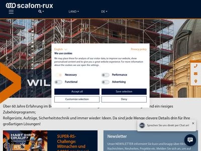 Website von Rux GmbH