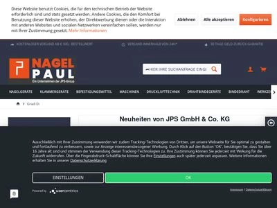 Website von Nagel Paul GmbH