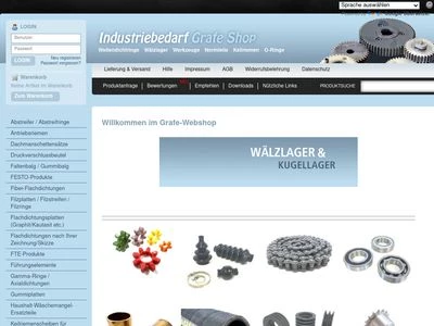 Website von Industriebedarf Grafe e.K.