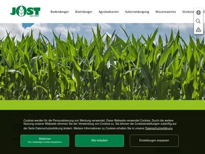 Website von JOST GmbH