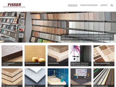 Website von Fisser GmbH