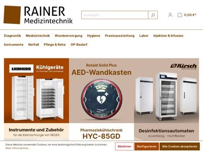 Website von RAINER UG (haftungsbeschränkt)