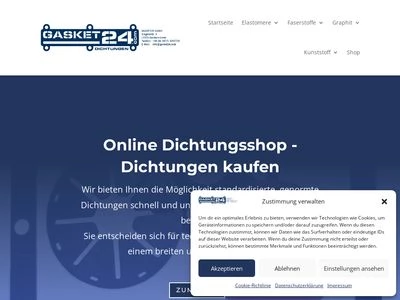 Website von GASKET24 GmbH