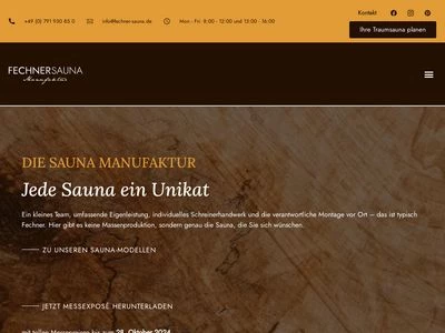 Website von Fechner GmbH + Co. KG