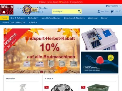 Website von Brutmaschinen-Janeschitz GmbH