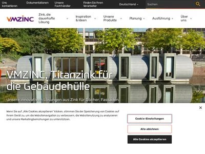 Website von VM Building Solutions Deutschland GmbH