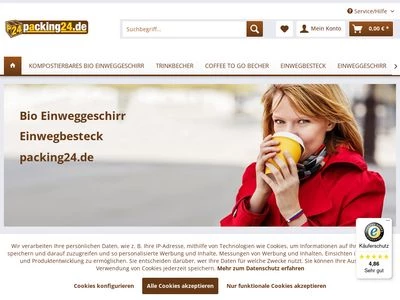 Website von Packing24