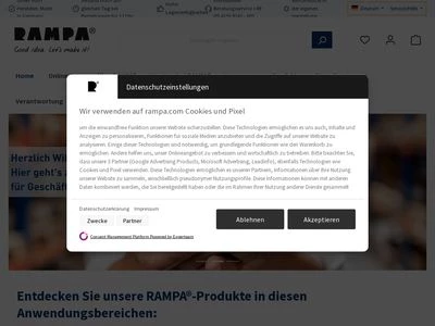 Website von RAMPA GmbH & CO. KG