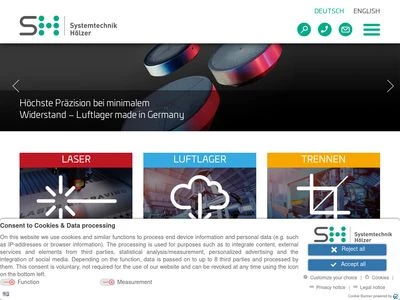 Website von Systemtechnik Hölzer GmbH