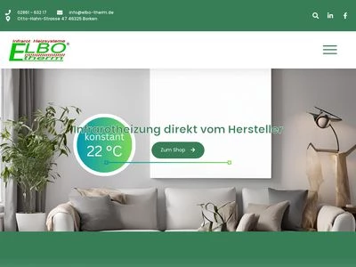 Website von Elbo-therm GmbH & Co. KG