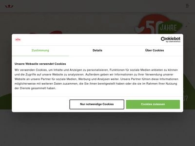 Website von Zentis GmbH & Co. KG