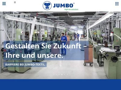 Website von JUMBO-Textil GmbH & Co. KG