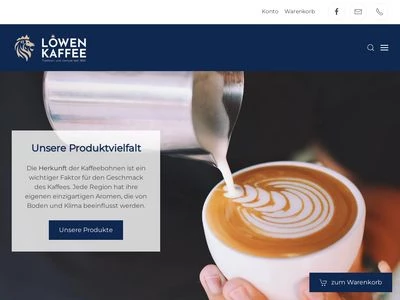 Website von Franz Willick Kaffeegrossrösterei Gmbh&Co.KG