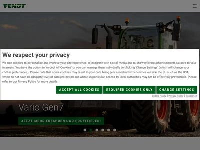 Website von AGCO GmbH