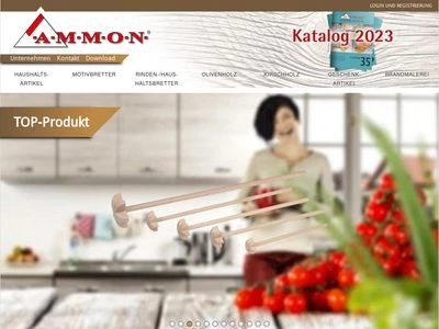 Website von Ammon GmbH & Co. KG