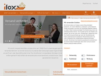 Website von ilox GmbH