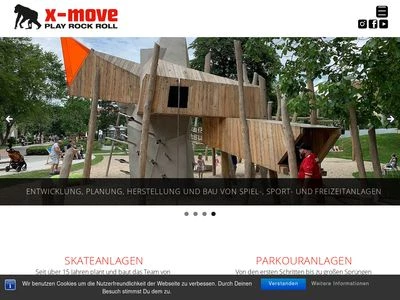 Website von X-MOVE GmbH