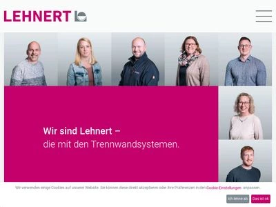 Website von Lehnert GmbH