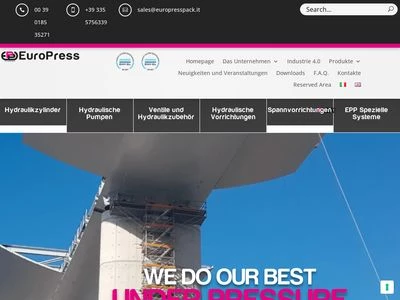 Website von EUROPRESS Deutschland GmbH