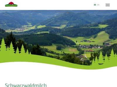 Website von Schwarzwaldmilch GmbH Offenburg