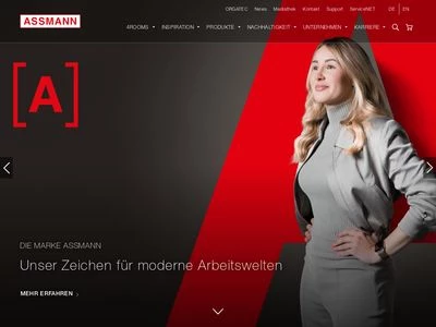 Website von ASSMANN BÜROMÖBEL GMBH & CO. KG