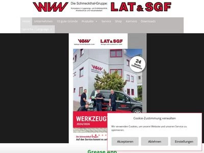 Website von WVW Wälzlager-Vertrieb Wiesbaden GmbH