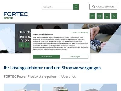 Website von Emtron electronic GmbH