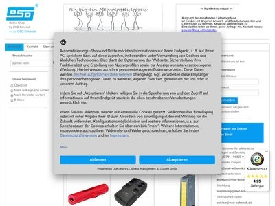 Website von OSD Schenck Automatisierungstechnik GmbH