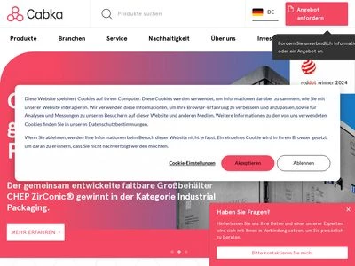 Website von CABKA Group GmbH