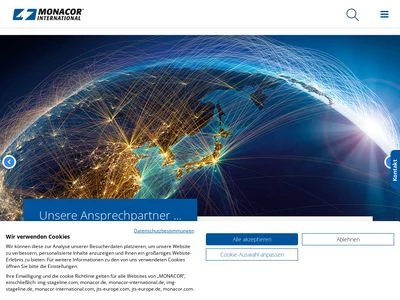 Website von MONACOR INTERNATIONAL GmbH & Co. KG