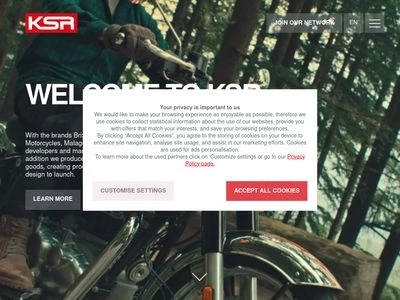 Website von KSR Group GmbH