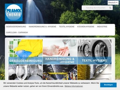 Website von Pramol-Chemie AG