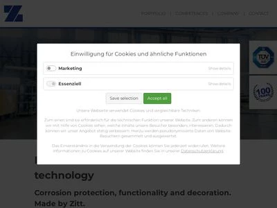 Website von Zitt GmbH & Co. KG