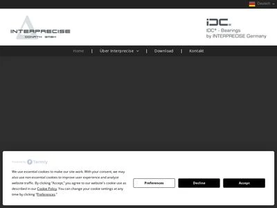 Website von INTERPRECISE DONATH GMBH